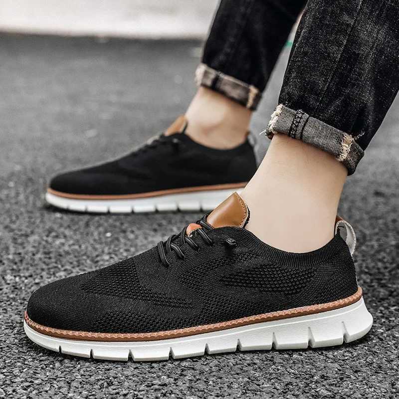 Men Casual Shoes Breeze Stylish Oxfords Fashion Formal Business Urban Shoes for Male Non Slip Dress Sneakers for Party Z250319