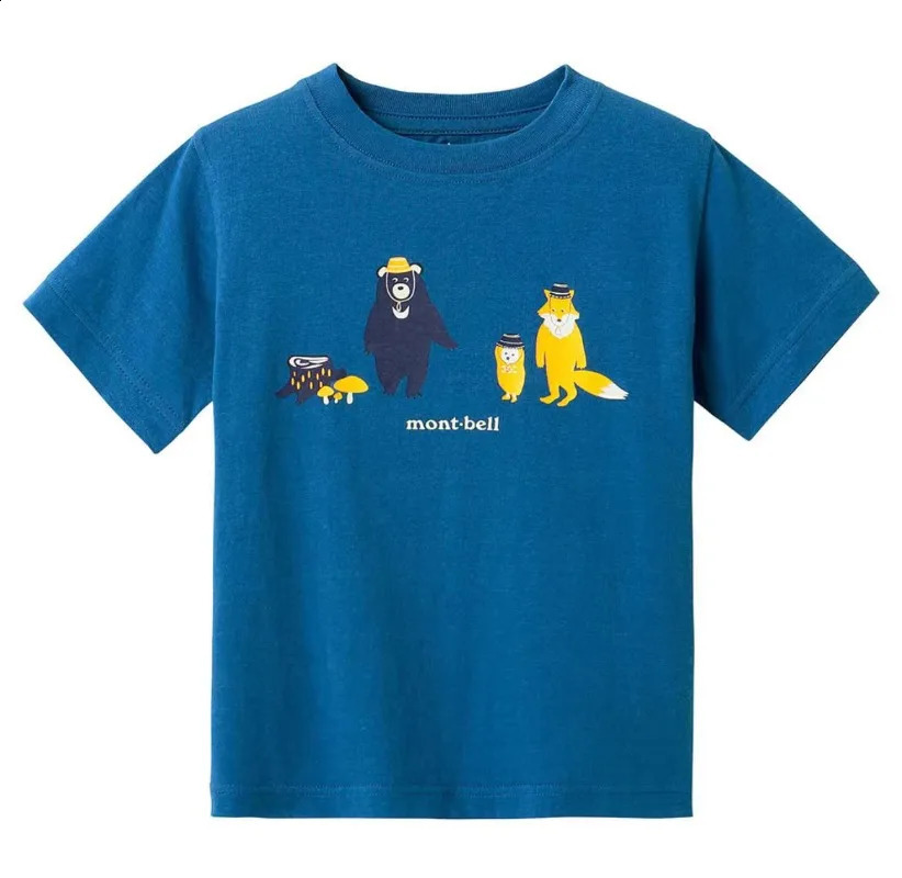 2025 Summer Childrens T-shirt Fashion Cartoon Printed Boys T-shirt Outdoor Sports Quick Drying T-shirt Girls Costume 250319