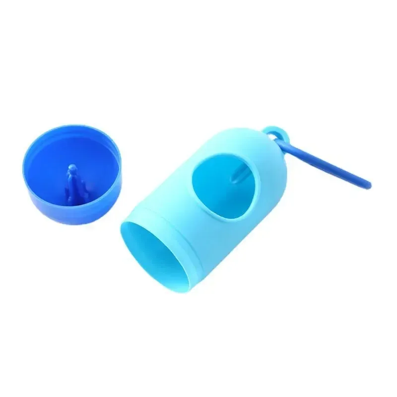 New Pet Waste Dispenser for Dog Waste Bag Holder Plastic Garbage Bag Carrier Case Bullet Pet Dog Waste Poop Pocket