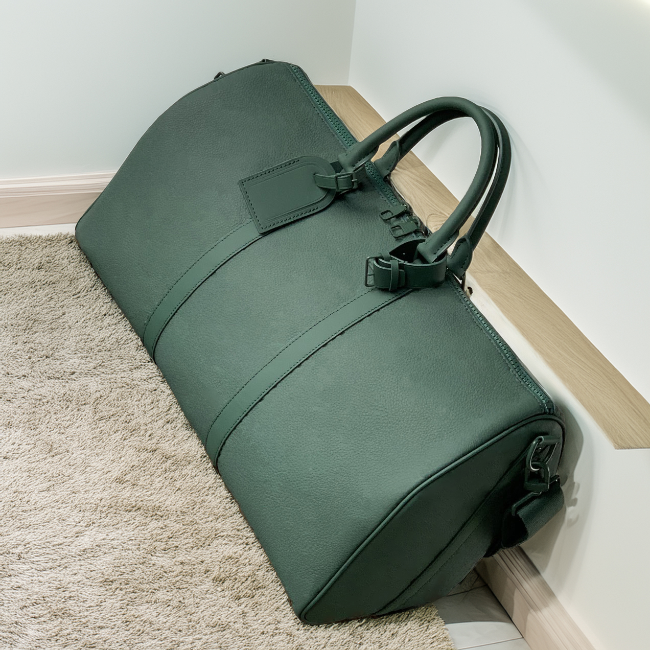 Designer Duffle Bag, Gym Travel Sport Duffel Bags with Lock, Large Capacity Weekender Bags Storage