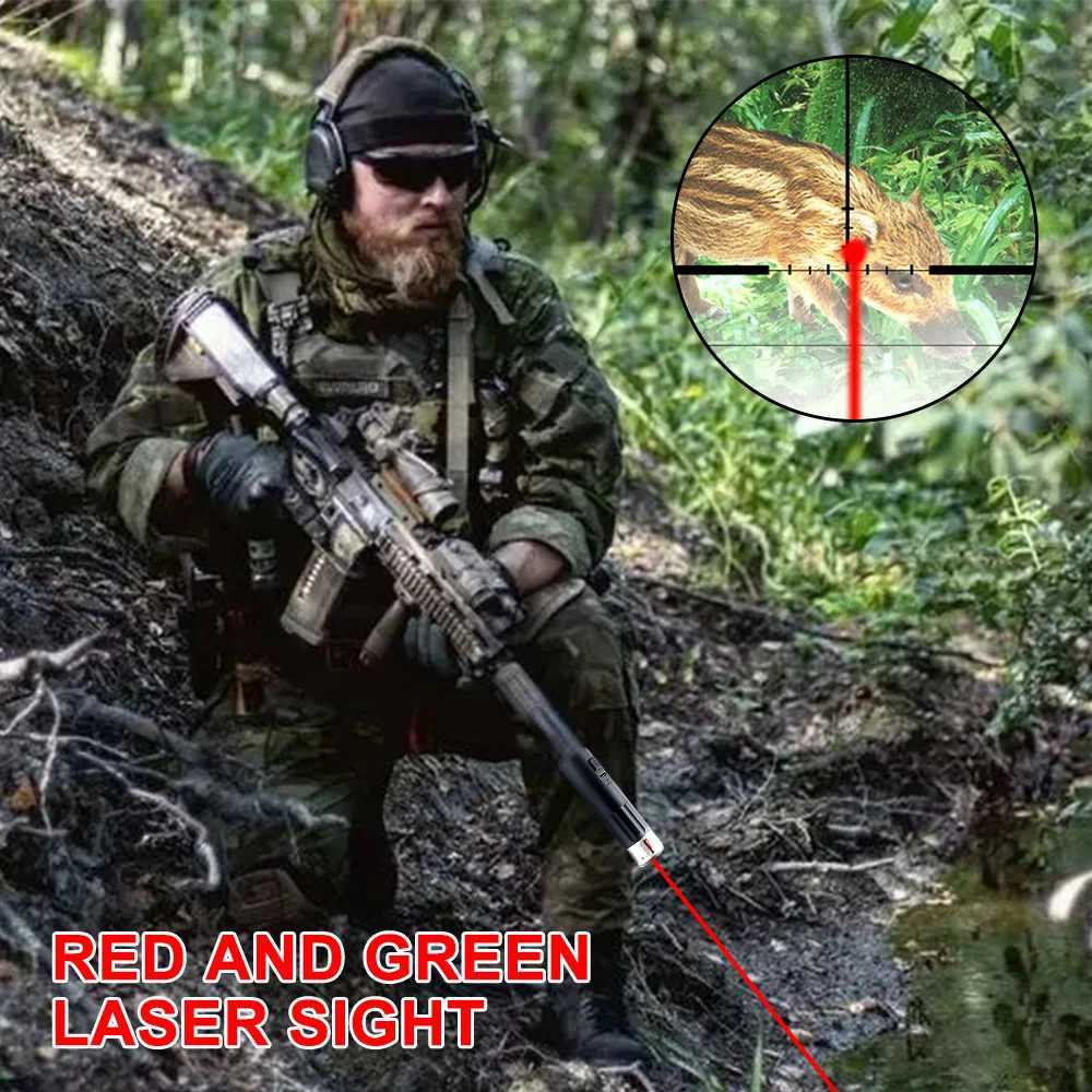 Green/Red Laser Colliding Point Drilling Kit USB Charging Optical Aiming Pointer for Rifle Sight with Caliber 177.22 to 12GA X250319