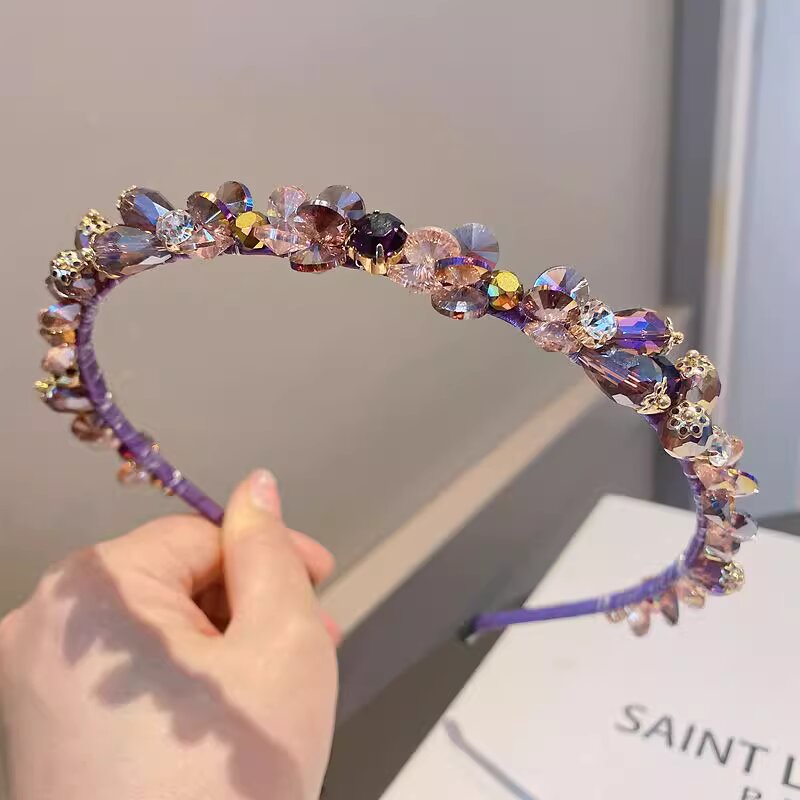 Chic Women's Faux Crystal Hair accessory Ideal for Bridal Parties and Special Occasions