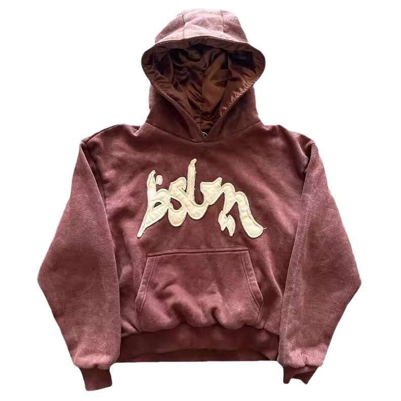 Autumn and winter new hoodie, personalized style, high street hip-hop, letter embroidery, fashionable casual pants, unisex