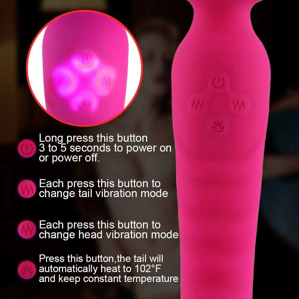 Powerful vibrator fake penis stick female clitoral stimulator G-spot vibrator female vaginal massager adult sex toy W250319