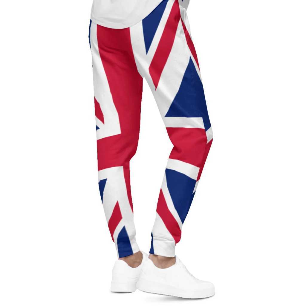 United Kingdom GB Flag Mens Sweatpants with Pockets Joggers for Men Sports Casual Sweat Pants With Drawstring X250319