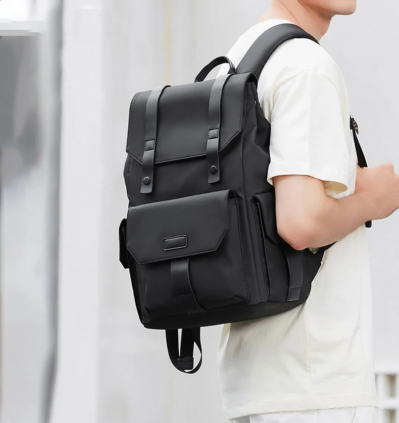 XOKY Fashion Business Backpack Men Travel Waterproof Expandable Large Capacity Bag 2301 250317