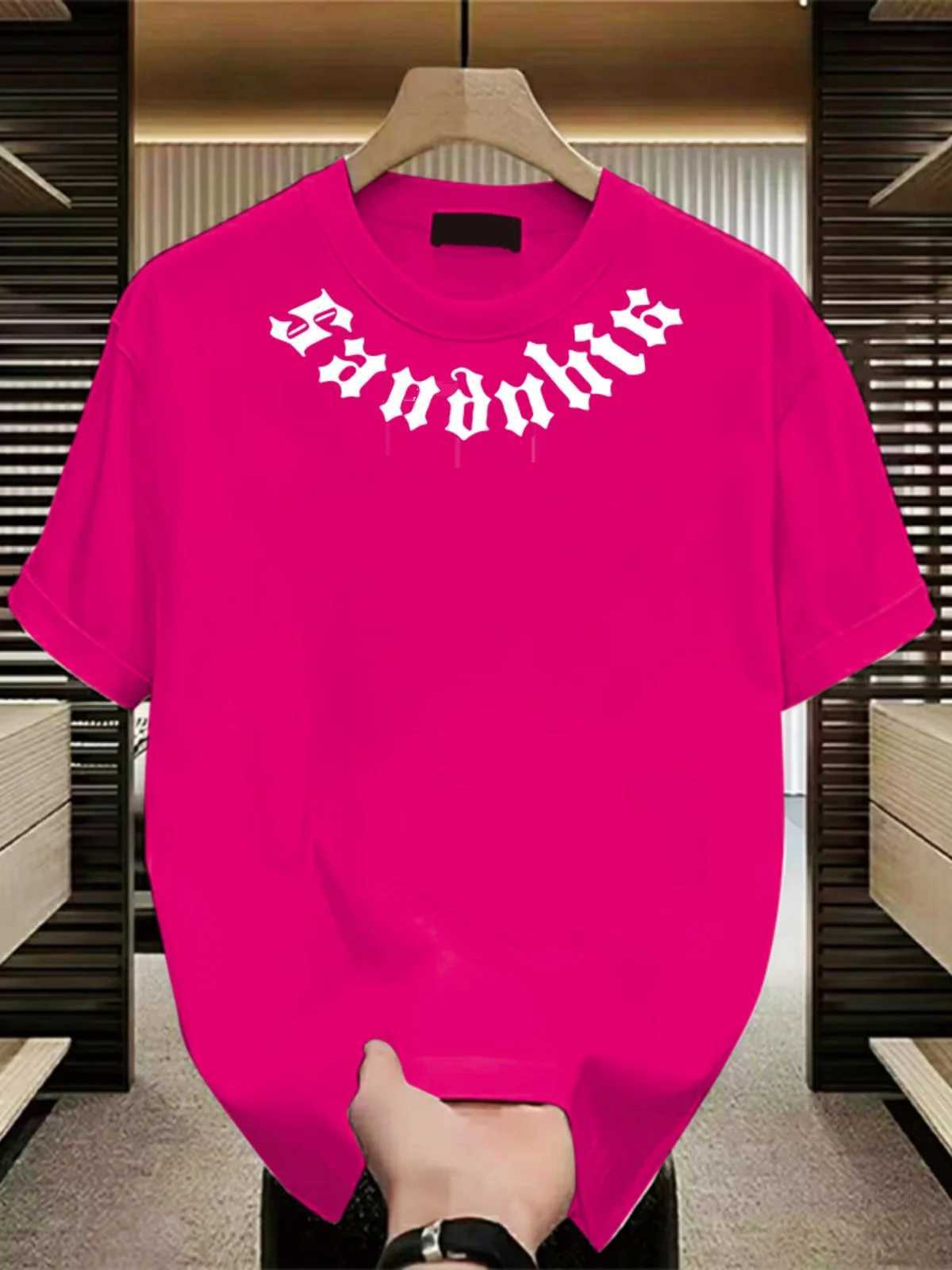 2025 Spring/Summer New Cotton Short sleeved T-shirt for Male and Female Students Summer Super Large Trend Breathable TopT250318