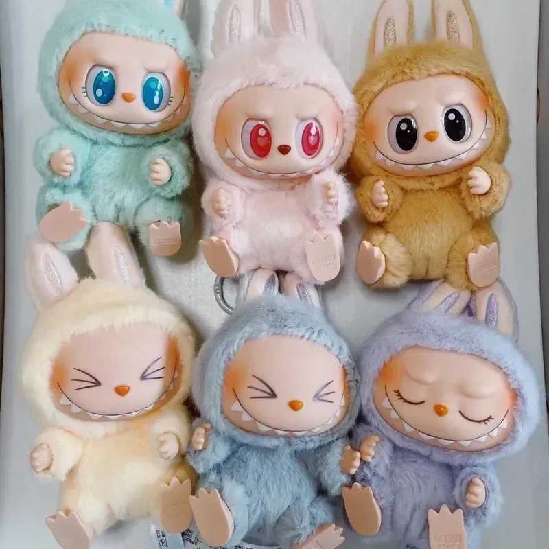 Hot The Monsters Have A Seat Series Labubu Vinyl Plush Doll Blind Box Toy Action Character Animation Model Mystery Box Gift SeriesT250318