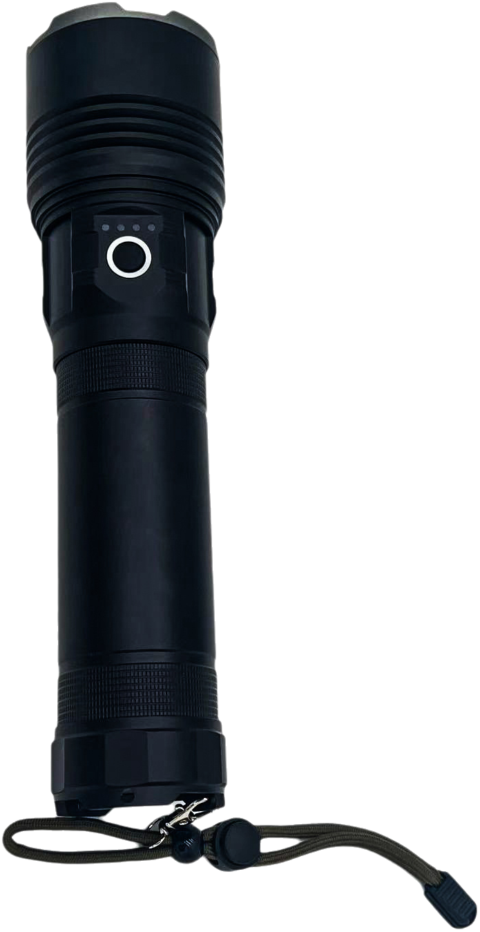 Rechargeable Weatherproof LED Outdoor Flashlight with Durable Construction