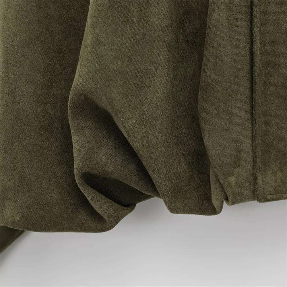 New Suede Texture Effect Pilot Jacket Decoration For Spring And Summer New Casual Women's Clothing