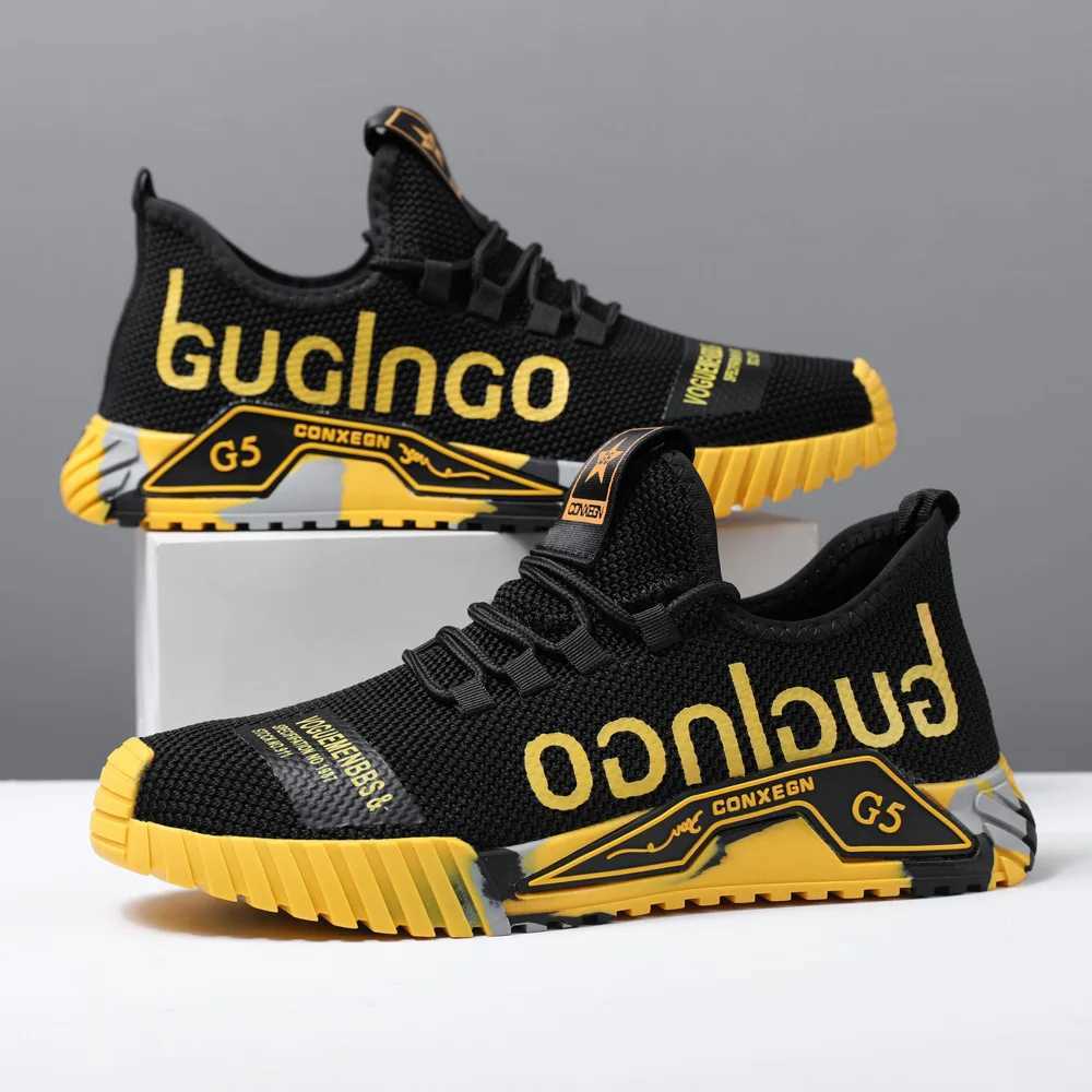 Mens lightweight sports shoes summer new breathable mesh mens sports shoes anti slip soft sole running shoes mens sports shoes Z250319