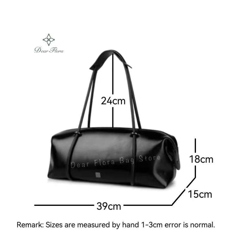Y2k Women's Boston Pillow Handbag Spicy Girl Fashion Motorcycle Shoulder Bags Vintage Large Capacity Tote Bag