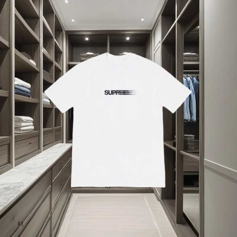 2025 New Cotton Fashion Chest Phantom Letter Printed Men and Women Couple Short Sleeve Casual Round Neck T-shirtT250318