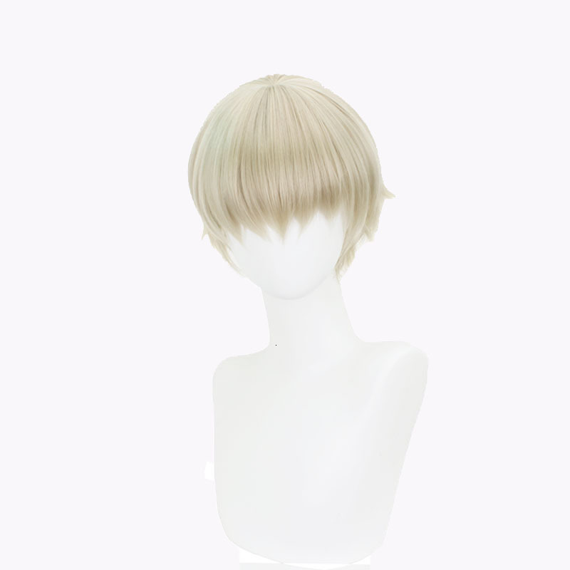 Carnot Spell Battle Dog Curly Spine Cosplay Wig With Face Curg And Upturned Character Design
