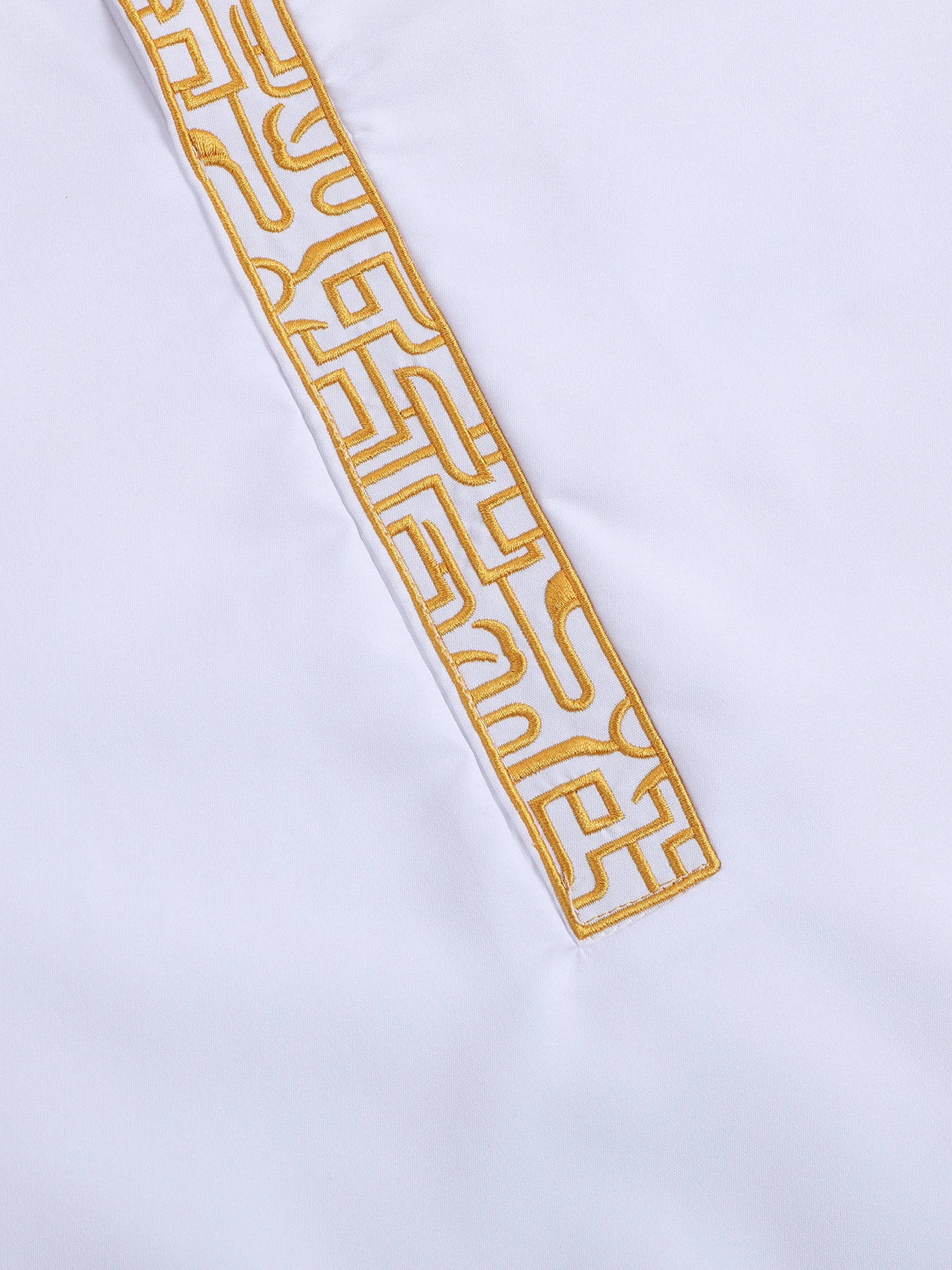 Muslim Robe Mo Arab Ethnic Style Sleeve Embroidery Festival Set for Casual Mens Abaya M-4XL 250318