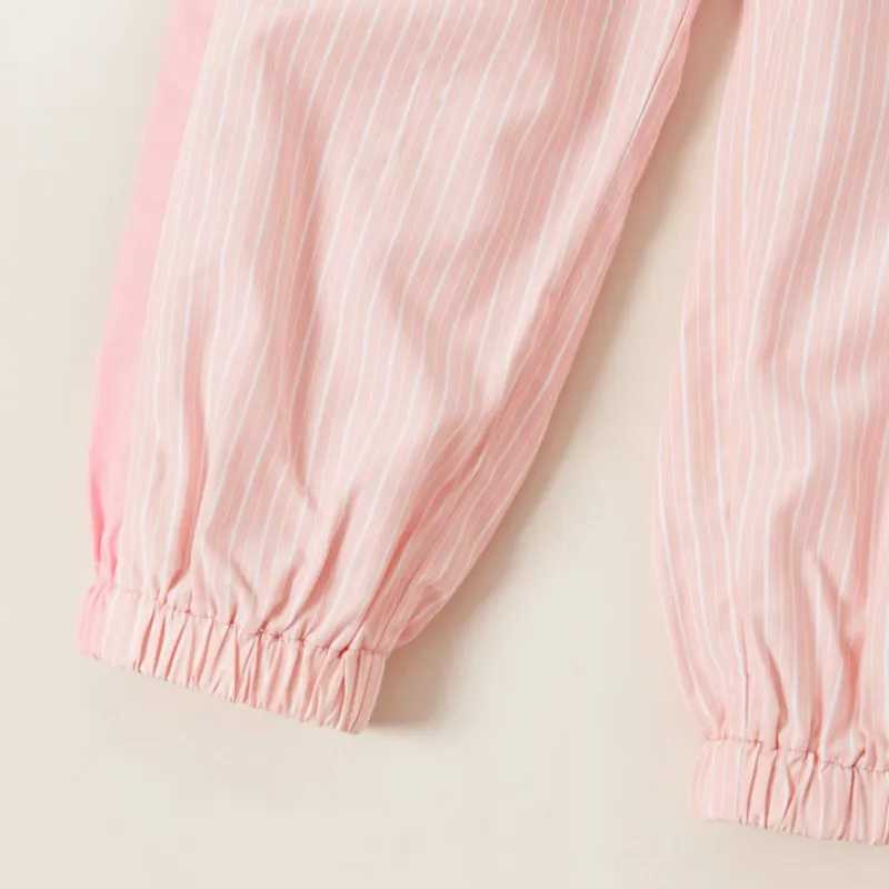 Childrens girls casual breathable elastic waist TrouserT250318