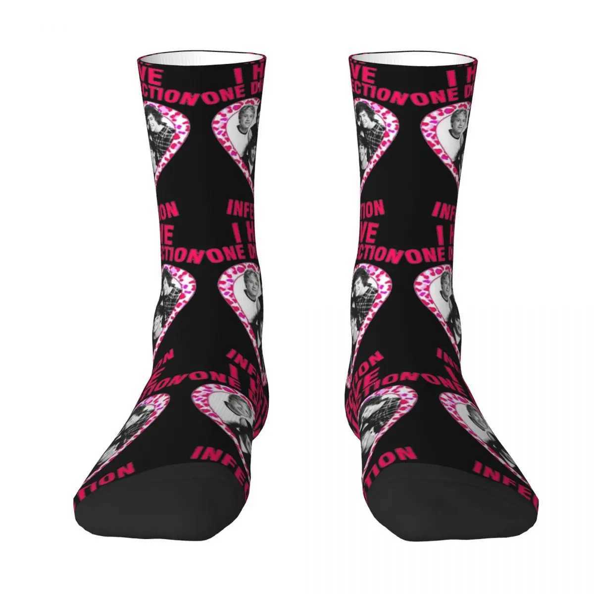 I Have Ones Music And Directions Socks Autumn Stockings Retro Women Men Warm Soft Socks Graphic Skateboard Anti Slip Socks X250319