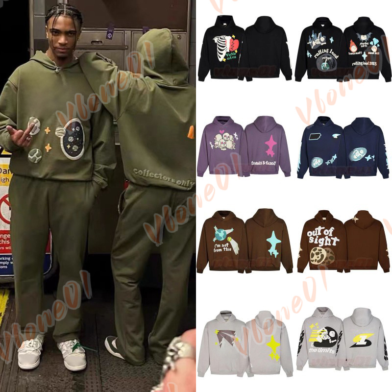 High Street Hoodies Mens Designer Hoodies Hip Hop Hoodie Womens Foam Letter Printing Hoodie Couples Fleece Sweatshirts Size S-XL