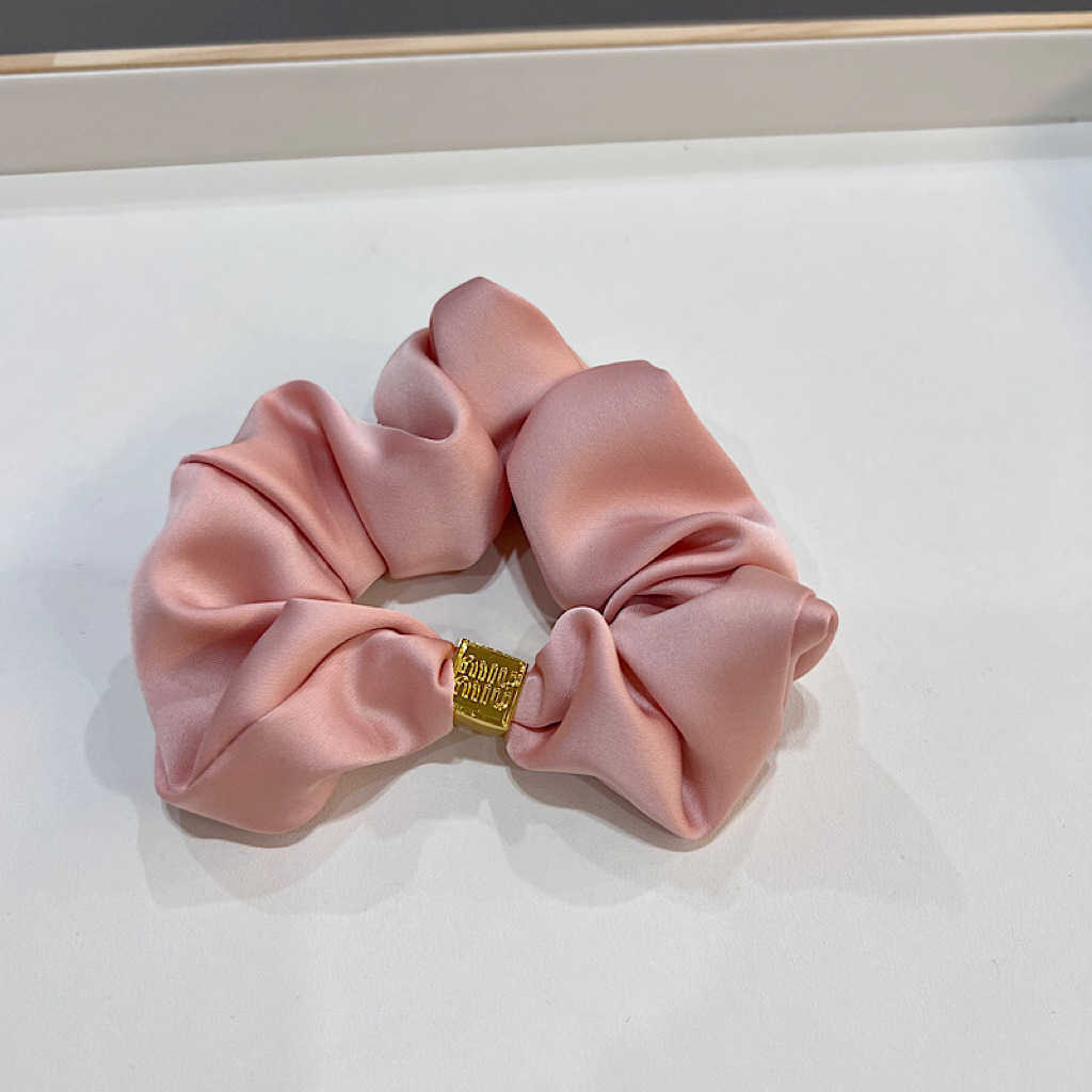 Hair Rubber Bands New Korean Style Headband with Simple Versatile and High-end Feel Sweet Hair Rope Princesss Golden Ponytail Large Intestine H250318