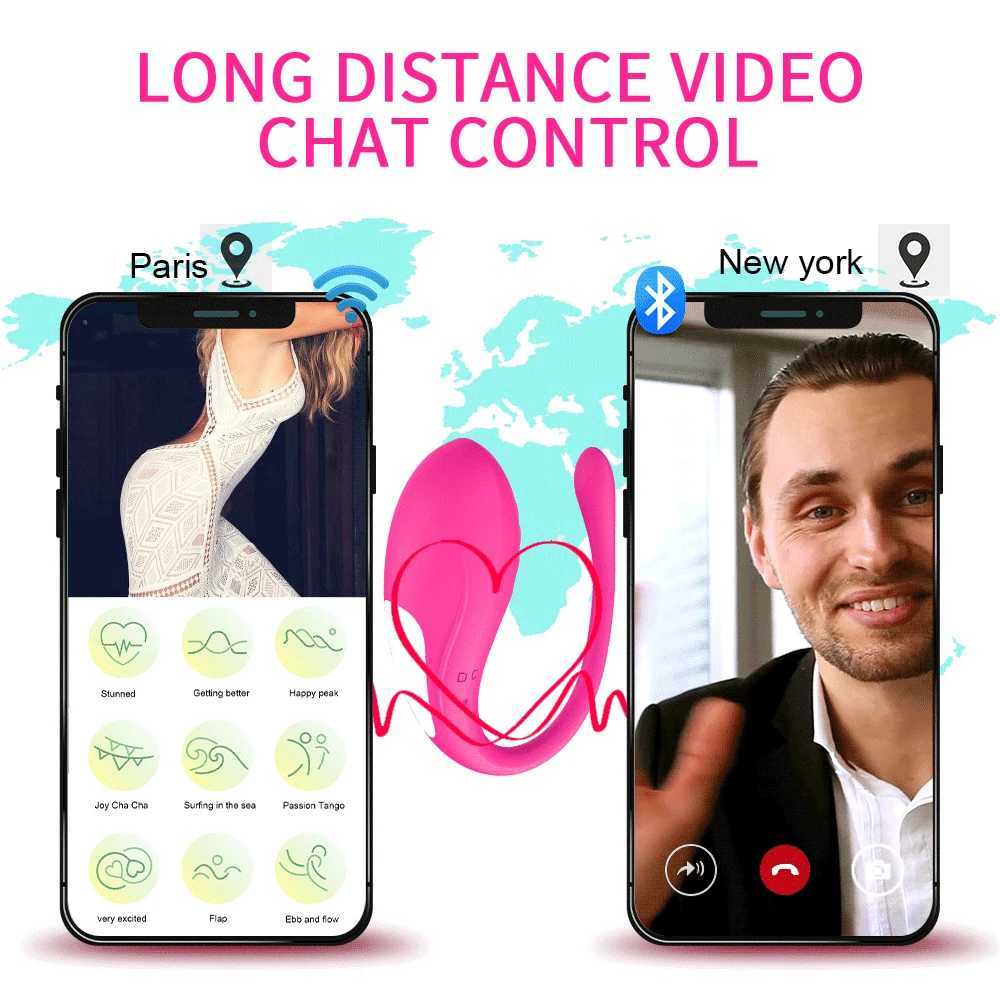 Application controlled vaginal vibrator G-spot 9-speed anal vibration massager wearable stimulator adult sex toy W250319