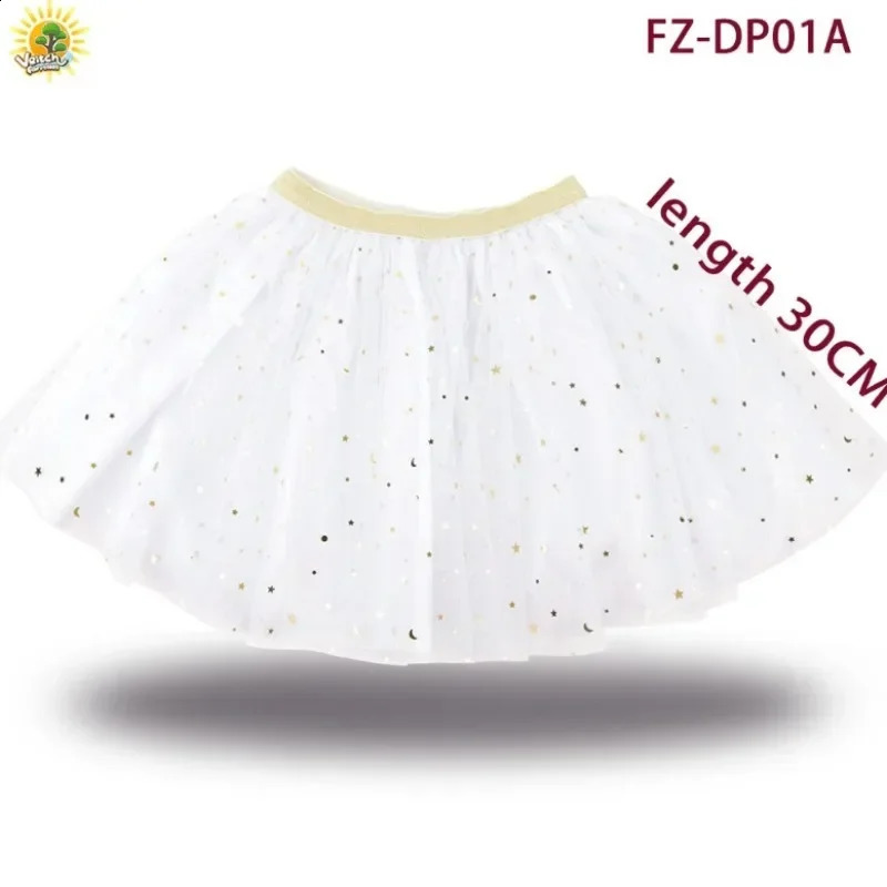 Kids Princess Skirts Girls Irregular Layered Mesh Tulle Birthday Party Tutu Mini Skirts Girls Pink Snow Casual Ballet Skirt K016 250319