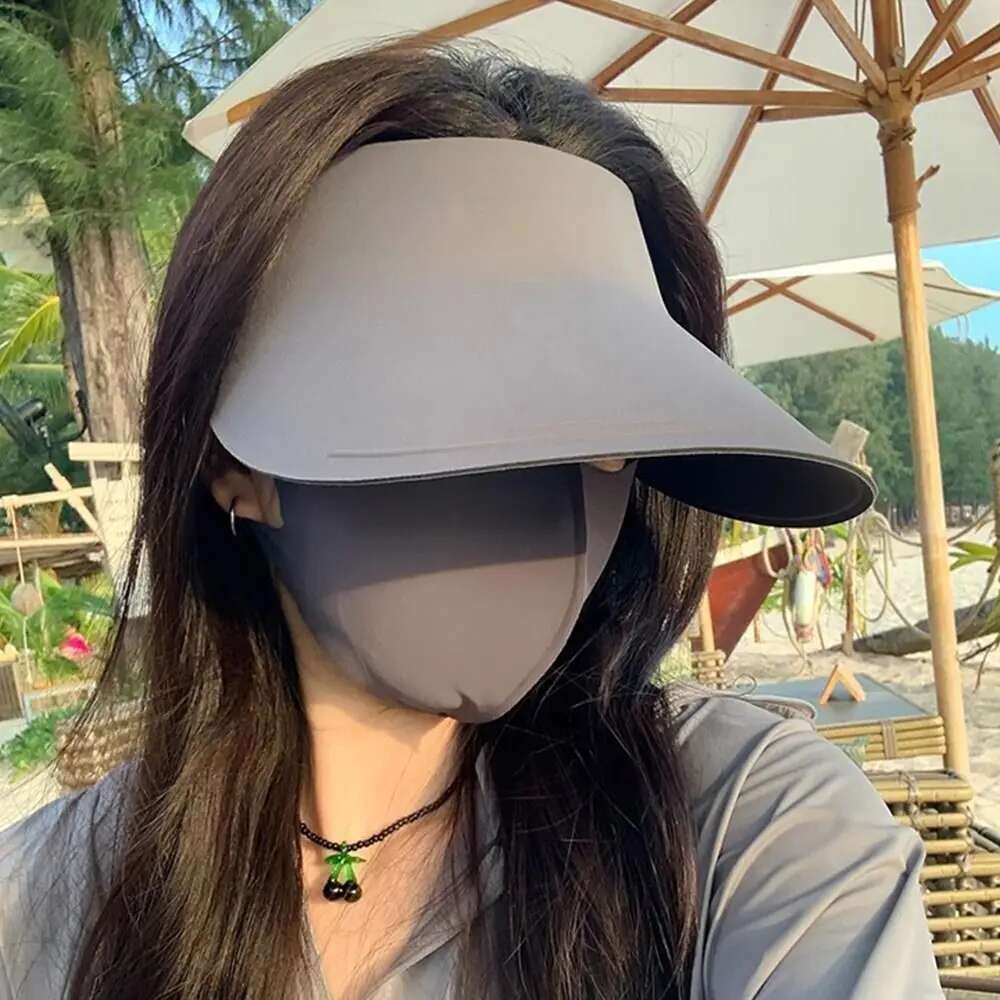 UV Sun Protection Fashion Seamless Integrated Breathable Sports Cap Foldable Sunscreen Hat Outdoor