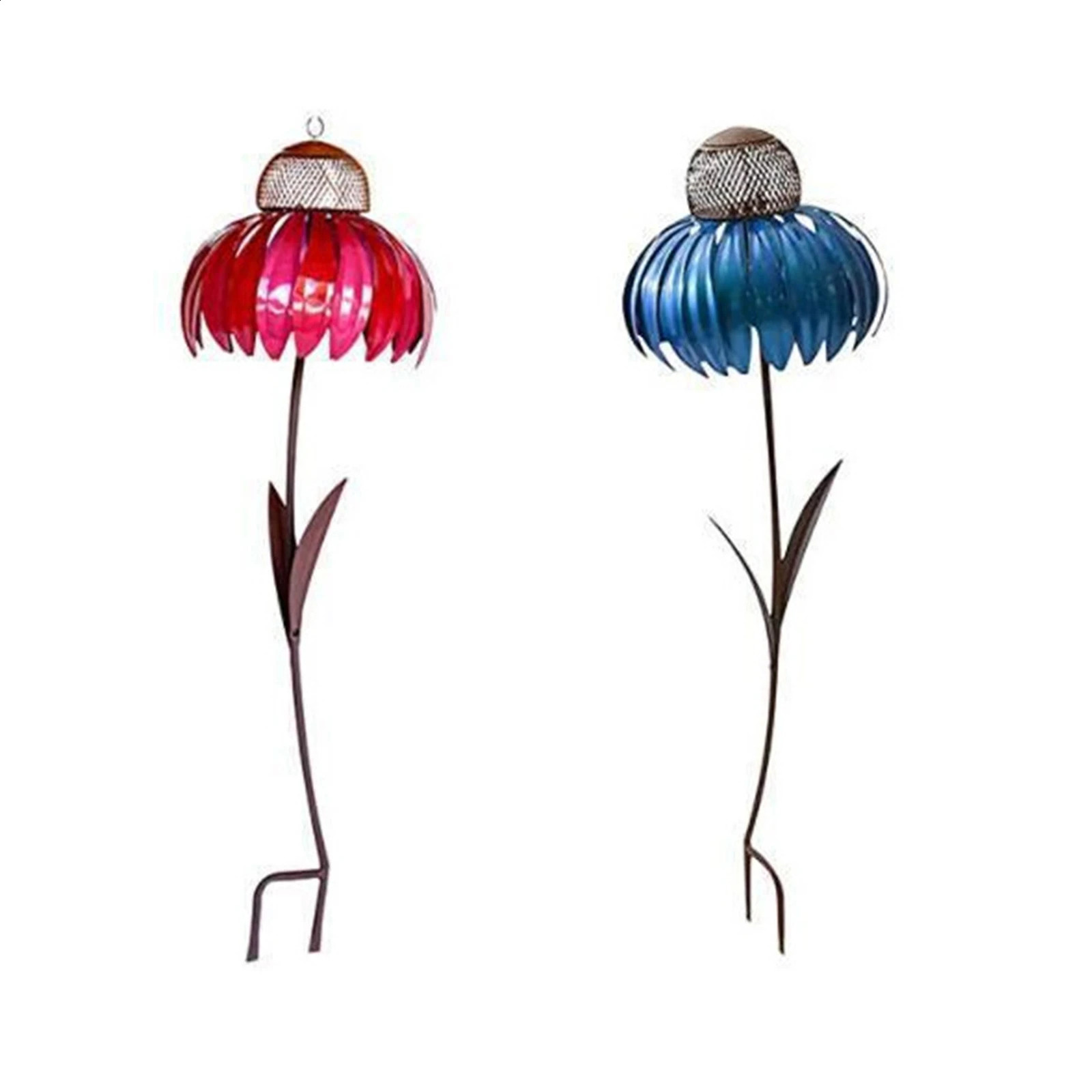 Conepower bird feed outdoor decoration garden flower Picaflor wild rust proof art metal 250318