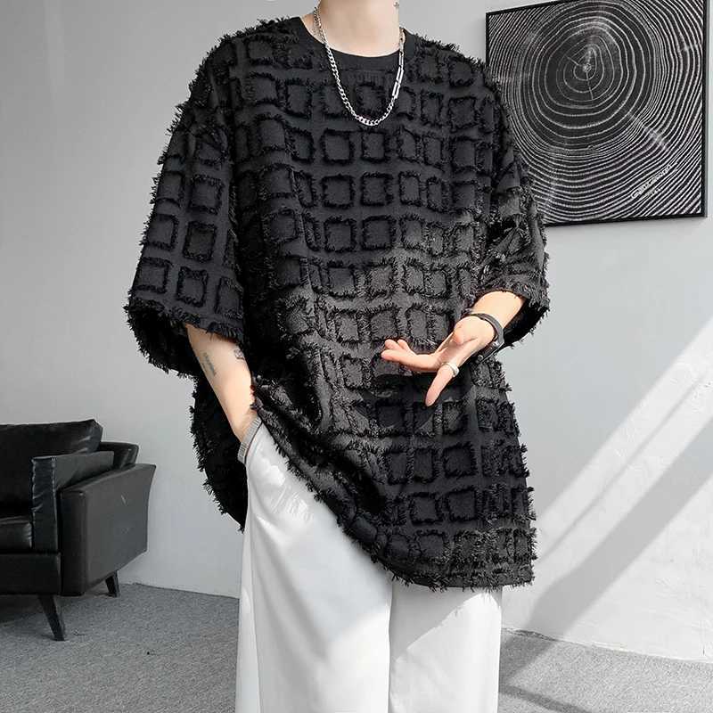 2024 Men Half Sleeved Summer Korean T-Shirt High Quality Loose Basic Shirt Casual Top Tees Tshirts Heiveywweight ShirtsT250318