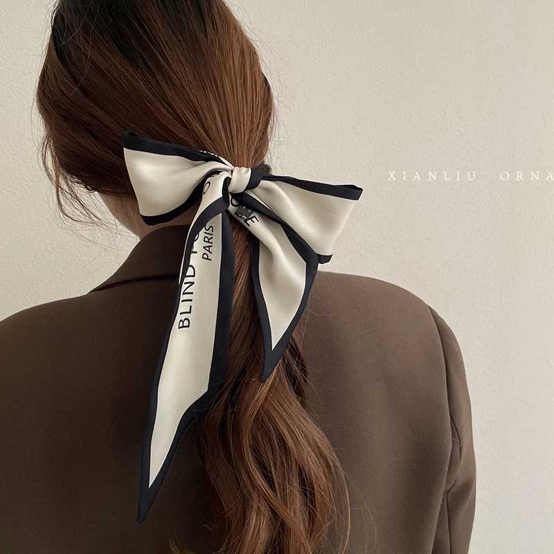 2024 New Luxury Brand Scarf Tarot Card Text Scarf Bag Hair Tight Silk Scarf Design Foam Collar Strap X250319