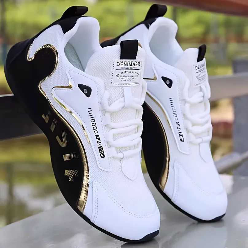 Mens PU Leather Waterproof Sneakers Casual Sports Shoes Mens Lightweight Breathable Flat Non-slip Tenis Shoes Zapatillas Hombre Z250319
