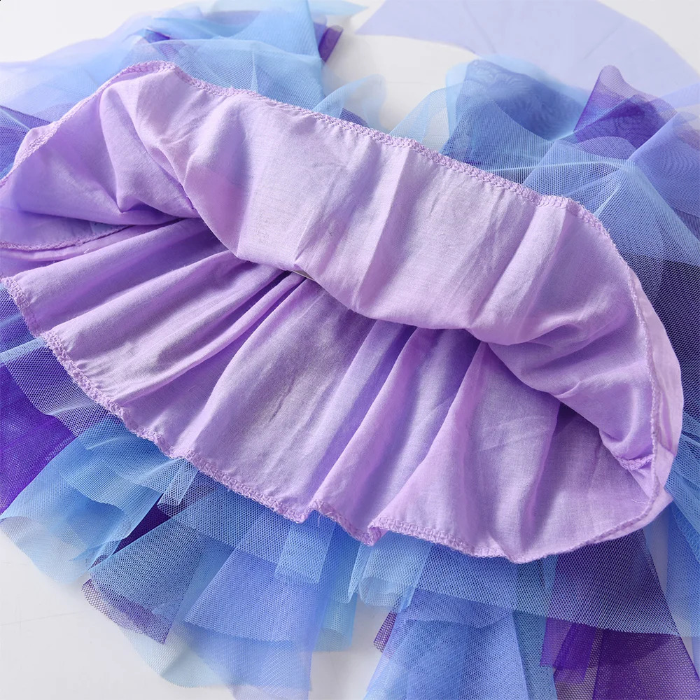 VIKITA Girls Tutu Skirts Kids Birthday Party Dance Princess Mesh Layered Tulle Cake Mini Performance Skirts Children Clothes 250319