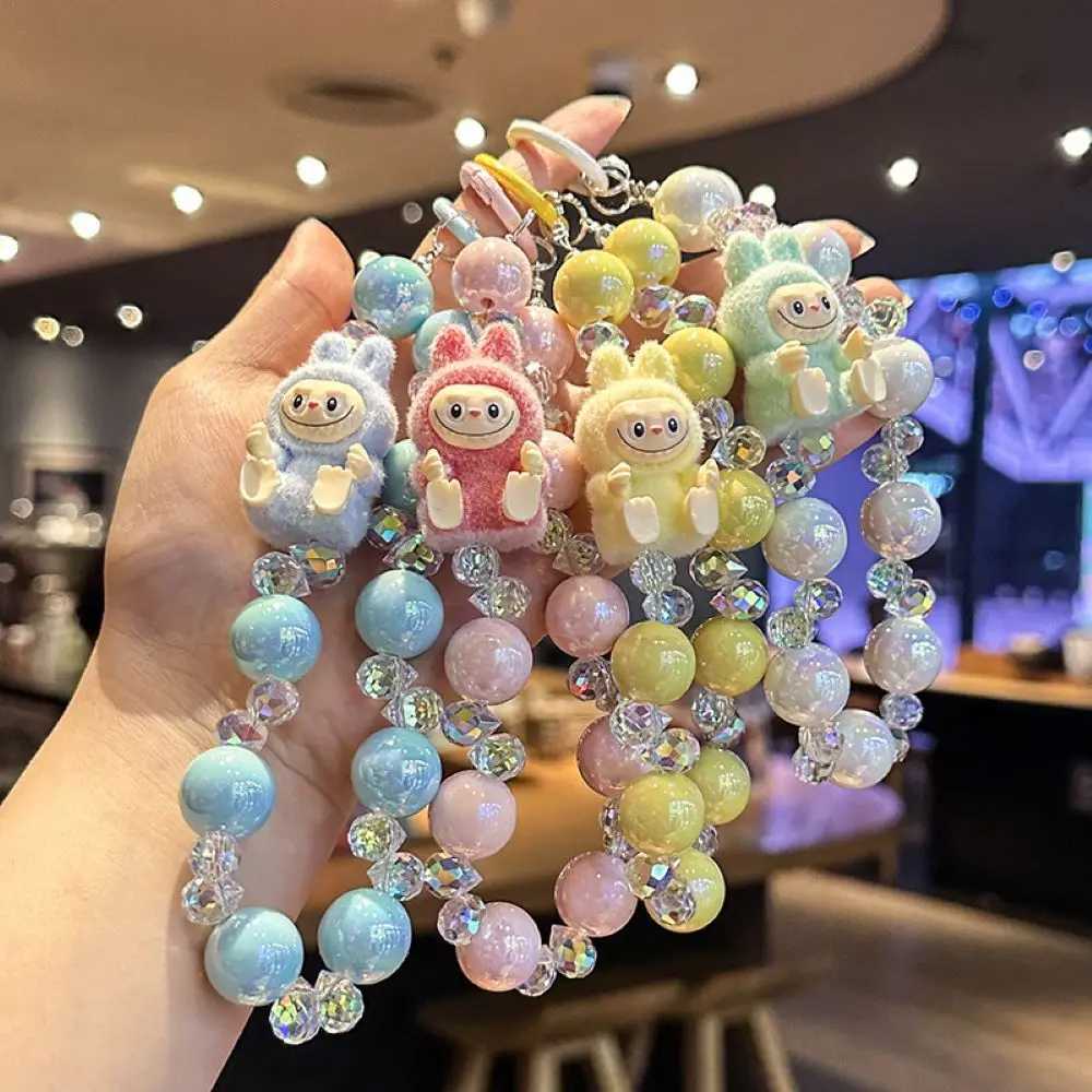 Labbu cartoon character phone chain DIY keychain pendant student couple bag pendant decorative small gift X250318
