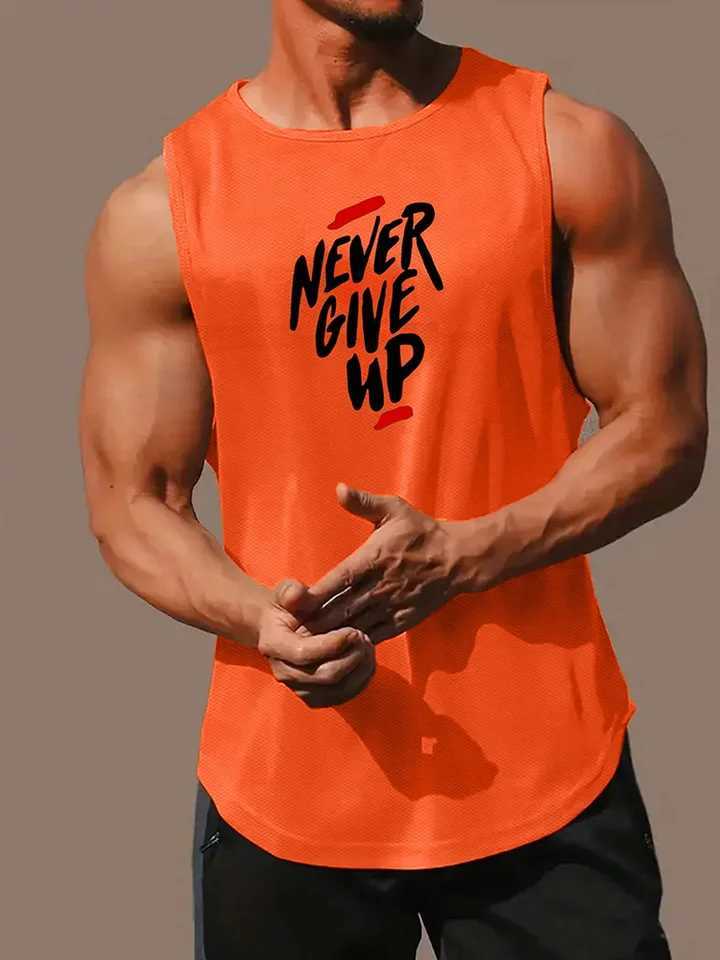 Summer Daily Exercise Mens Tank Top Outdoor Sports Running Fitness Mens Sleeveless T-shirt City Street Mens Tank Top 3D PrintingT250318