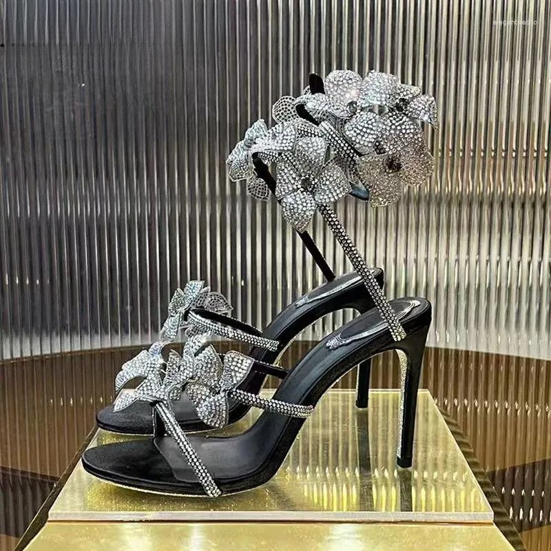 2025 S Fashion Designer Sandals Sexy High Heels Gladiator Women Snake Twine Strap Free Shipping Wedding Shoes Stiletto Summer Sandals Woman