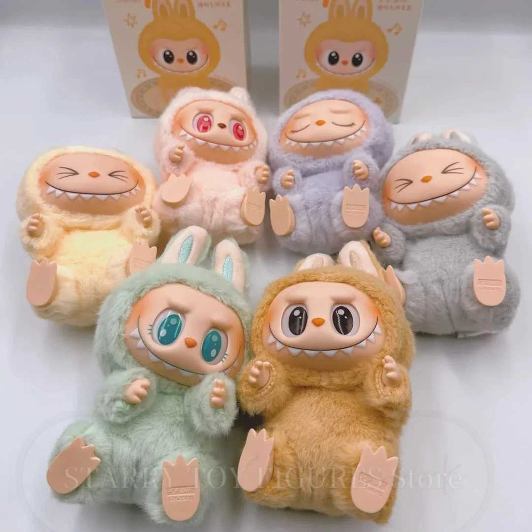 LABUBU THE MONSTERS Anime Figure Have A Seat Series PVC Pendant Doll Model Toy Macaron Monster Replica Keychain Christmas GiftT250318
