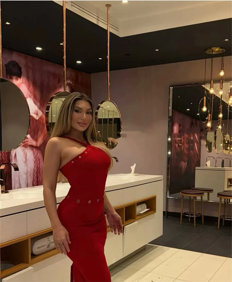 Sexy Women Sleeveless Bodysuits Slim Romper Halter Collar Red Bodycon Top Summer Causal Fitness Underwear For 250318