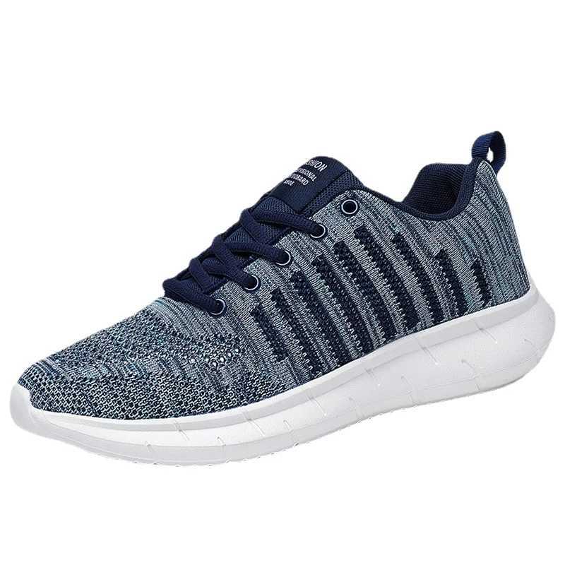 Men Sneakers Breathable Mesh Lightweight Casual Shoes 2022 New Fashion Outdoor Comfortable Flat Summer Footwear Male Shoes Men Z250319
