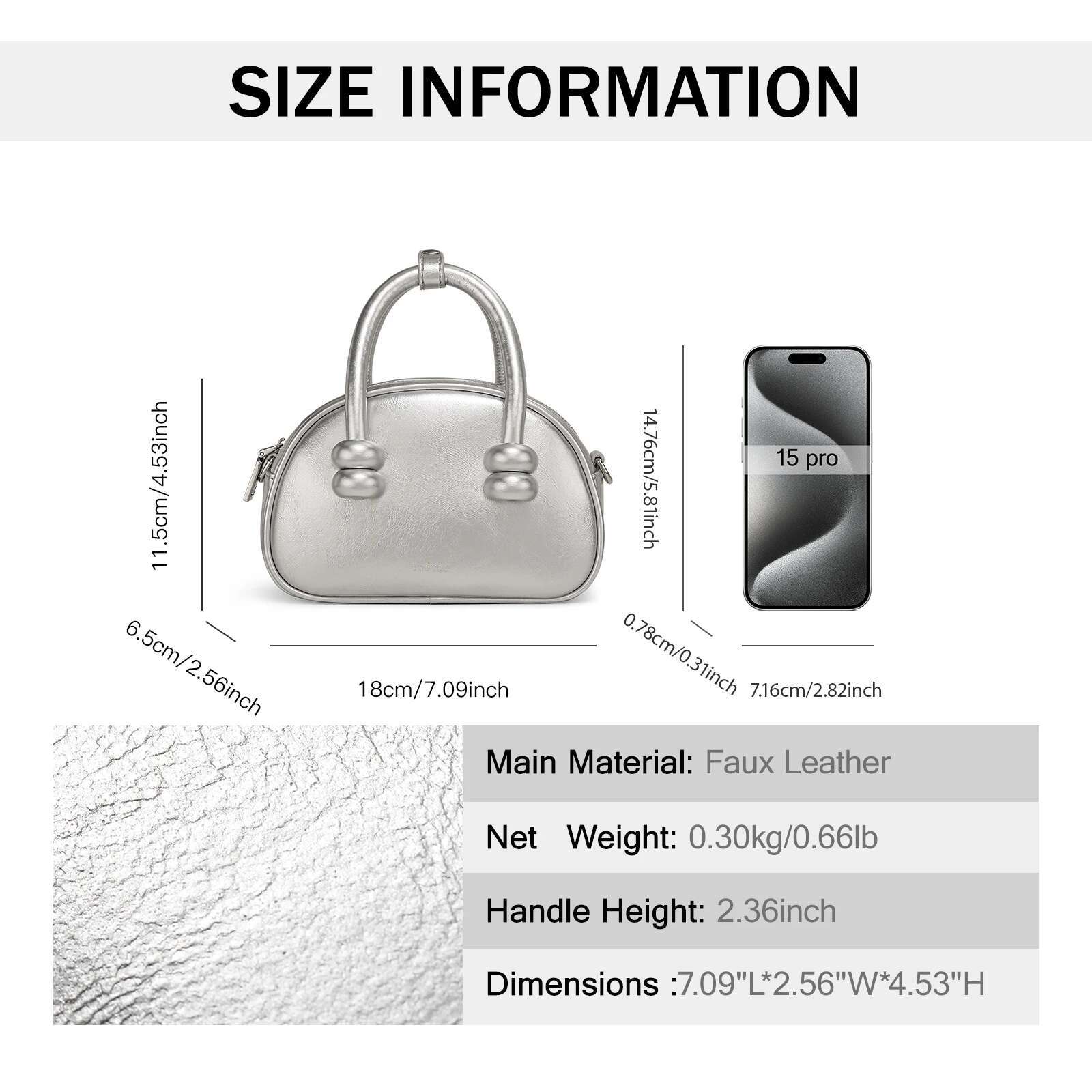 TOUTOU Sier Stylish Exquisite Bowg 2024 New Original Design Crossbody Bag Simple Premium Feeg Tote Shoulder Boston