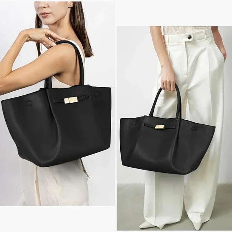 New Large Capacity Women's Single Shoulder Tote Bags Simple Temperament Senior Sense Crossbody Bag