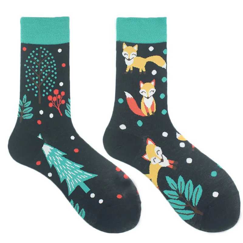 AB Professional Design Funny Socks Men Happy Animal Music Beer Skarpetki Socken Hip Hop Big Size Meias Skateboard Divertidos X250319