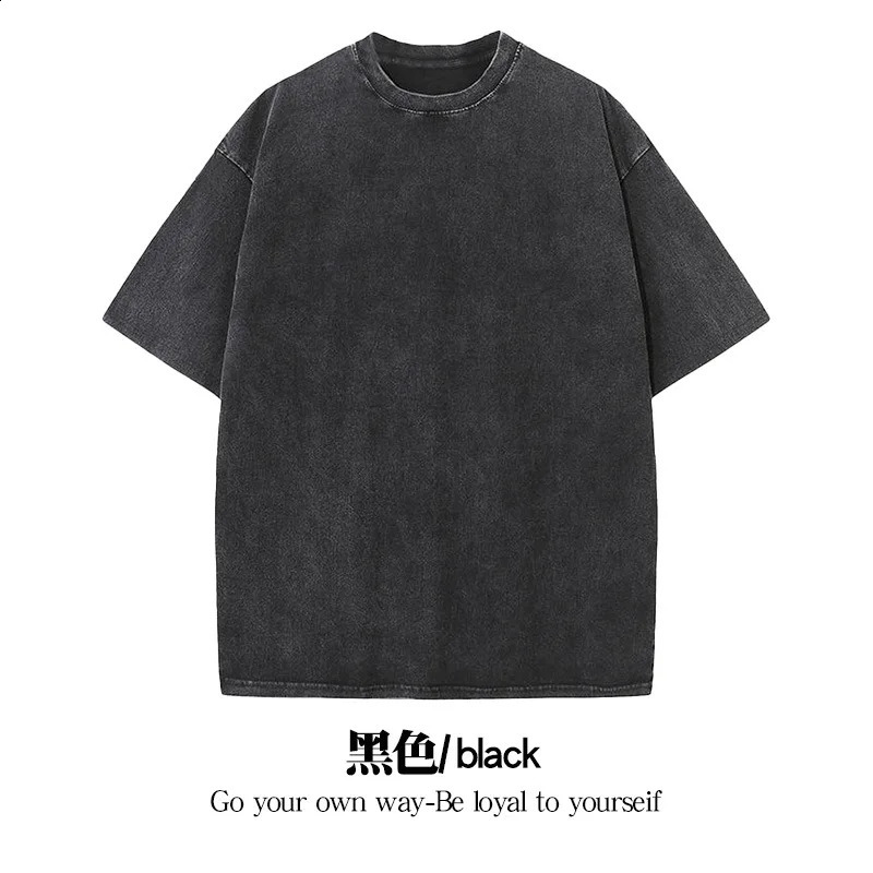 Summer womens cotton loose Oneck oversized Tshirt mens Korean Y2k top casual retro short sleeved 250319