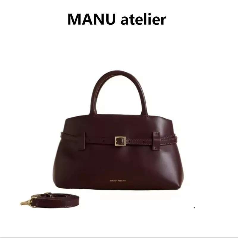 MANU Atelier Retro Tote Handbag With Large Capacity, High , Fashionable Commuting Women's Bag
