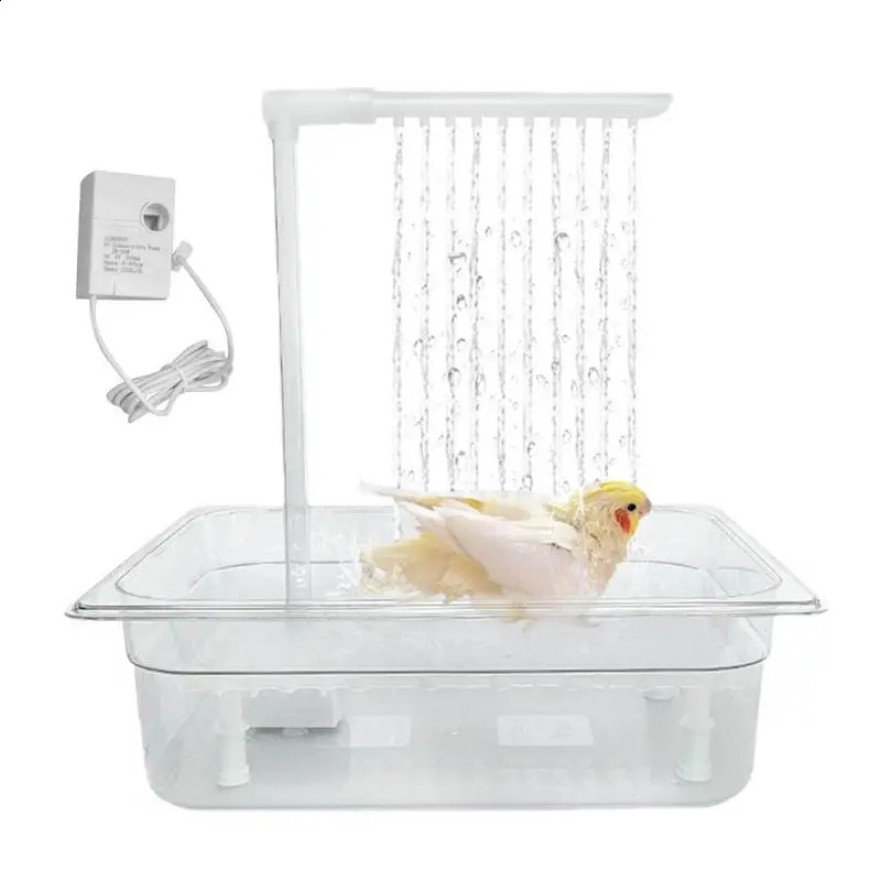Multi purpose bird bath tub parrot for pet bride parachute cleaning supplies 250318