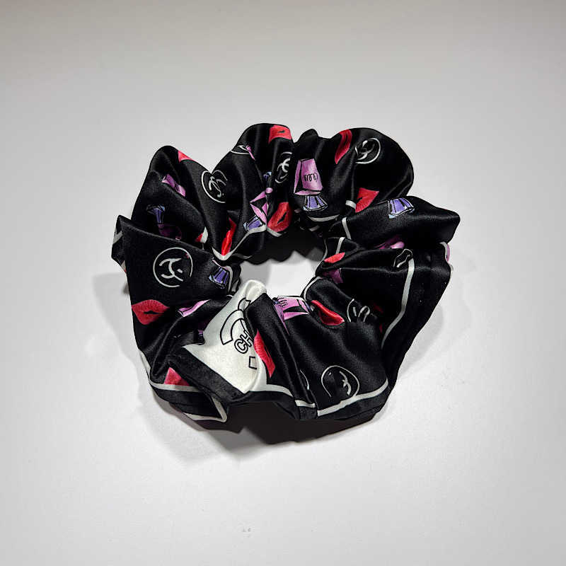 Hair Rubber Bands Fabric Printed Headband with Temperament Large Intestine Fragrant Hair Accessories Tie H250318