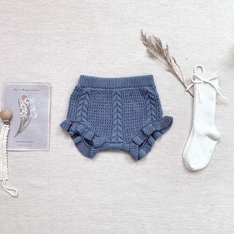 Spring Kids PP Shorts Baby Boys Girls Knit Short Childrens Clothing Casual Baby Boys Girls Shorts Autumn Children Short 250319