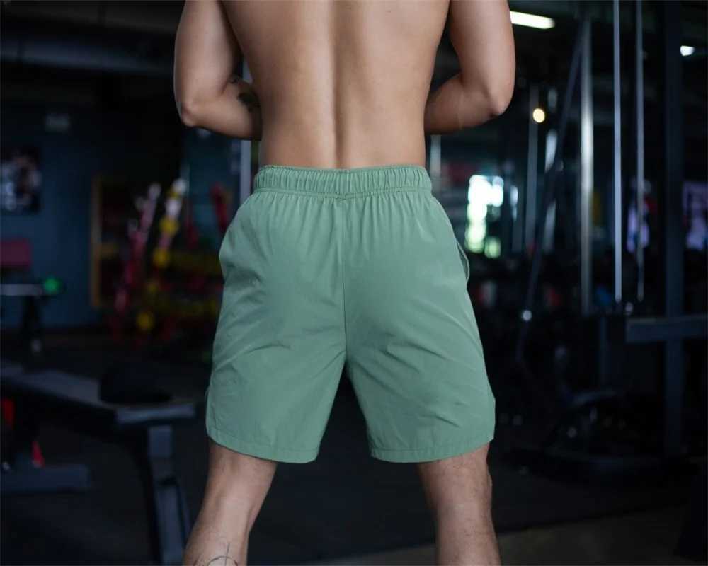 Mens fitness shorts fitness running shorts jogging shorts summer breathable mesh shorts mens sports shorts W250319