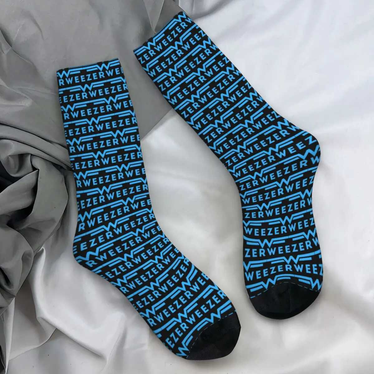 Weezer Socks Winter Long Socks Fashionable Adult Mens High Quality Socks Customized Running Non slip Socks X250319