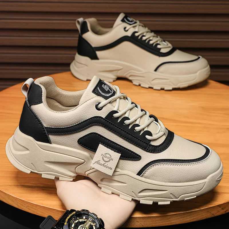 Fashion Mens Sneakers Platform Casual Shoes Lace Up Vulcanized Shoes Breathable Non Slip Men Shoes Outdoor Running Shoe Tenis Z250319