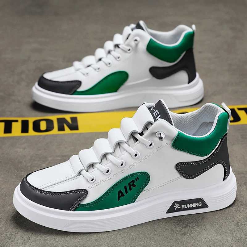 New High-top Mens Casual Shoes Four Seasons Fashion Trend Lace-up Mens Shoes Outdoor Running Sports Mens Casual Sports Shoes Z250319