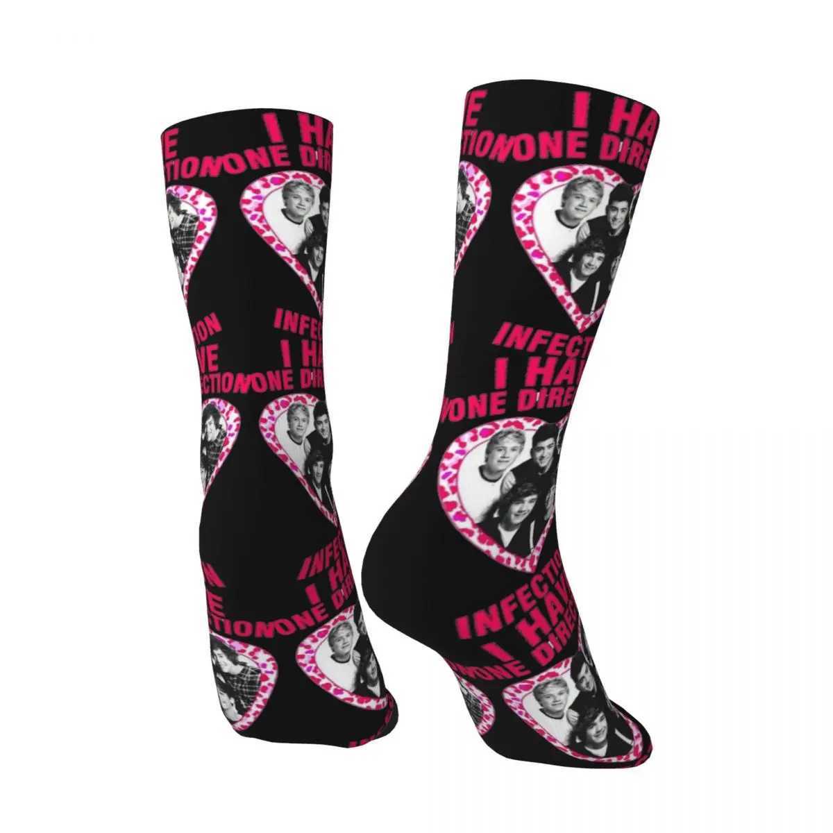 I Have Ones Music And Directions Socks Autumn Stockings Retro Women Men Warm Soft Socks Graphic Skateboard Anti Slip Socks X250319